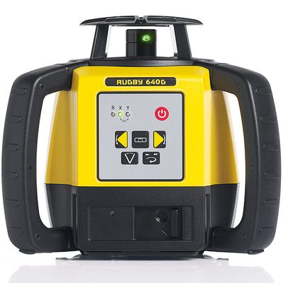 Leica Rugby 640G Laser Level with Rod-Eye Receiver